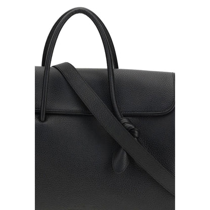 Jacquemus Schwarze Kalbsleder Bos Taurus Handtasche