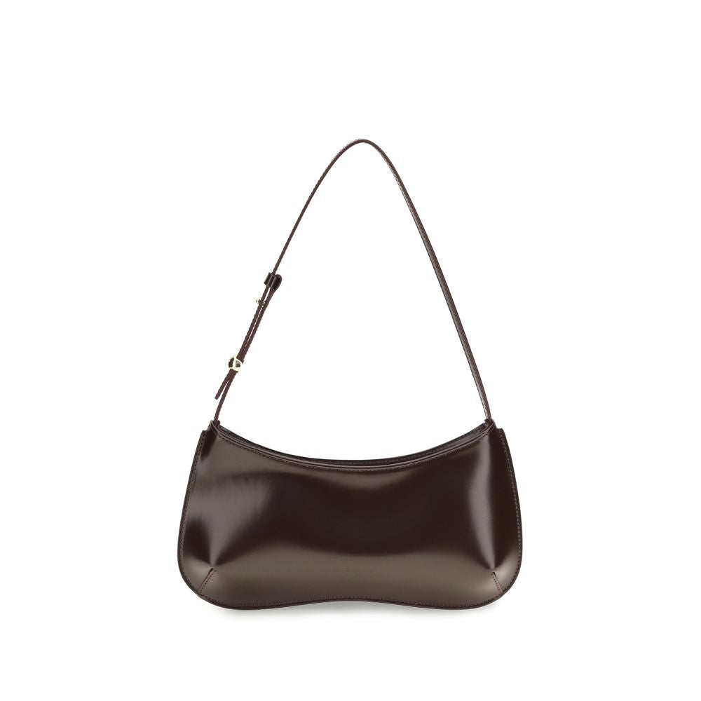Jacquemus Braune Kalbsleder Bos Taurus Schultertasche