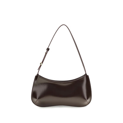 Jacquemus Braune Kalbsleder Bos Taurus Schultertasche