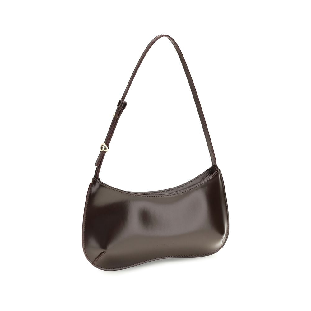Jacquemus Braune Kalbsleder Bos Taurus Schultertasche