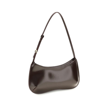 Jacquemus Braune Kalbsleder Bos Taurus Schultertasche