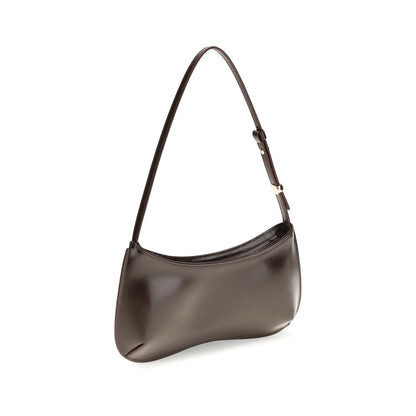 Jacquemus Braune Kalbsleder Bos Taurus Schultertasche