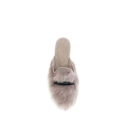 Dolce & Gabbana Graue Lamm Ovis Aries Aries Mules