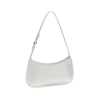 Jacquemus Weiße Bos Taurus Kalbsleder Schultertasche