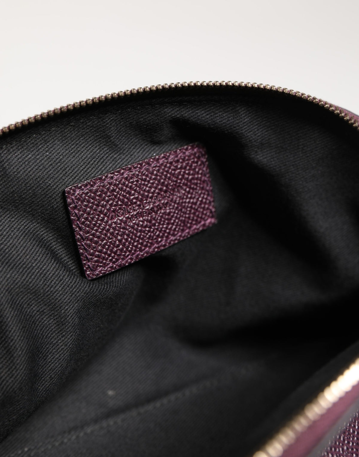 Dolce & Gabbana Purple Leather Wallet