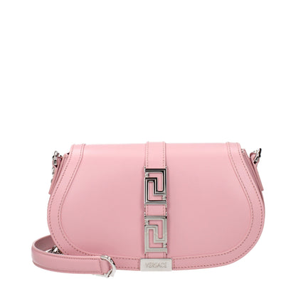 Versace Schultertasche aus pinkfarbenem Leder