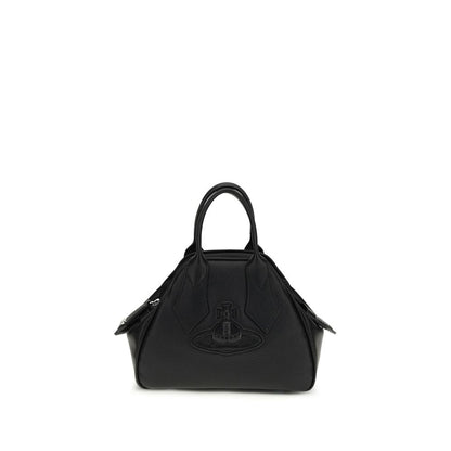 Vivienne Westwood Schwarze Kalbsleder Bos Taurus Handtasche