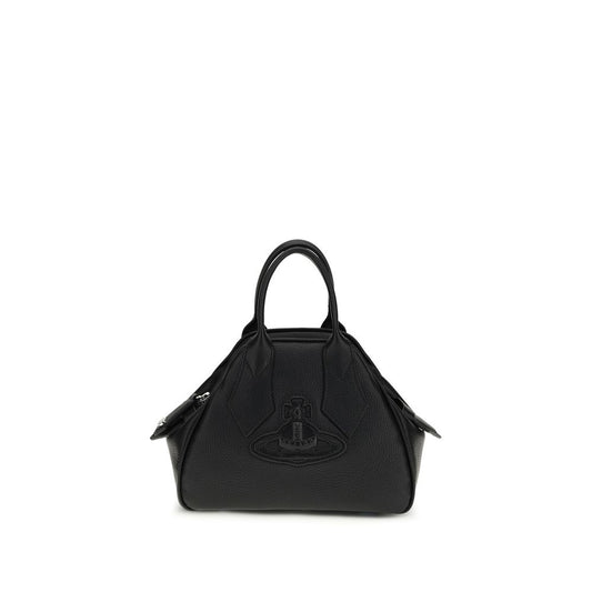 Vivienne Westwood Schwarze Kalbsleder Bos Taurus Handtasche