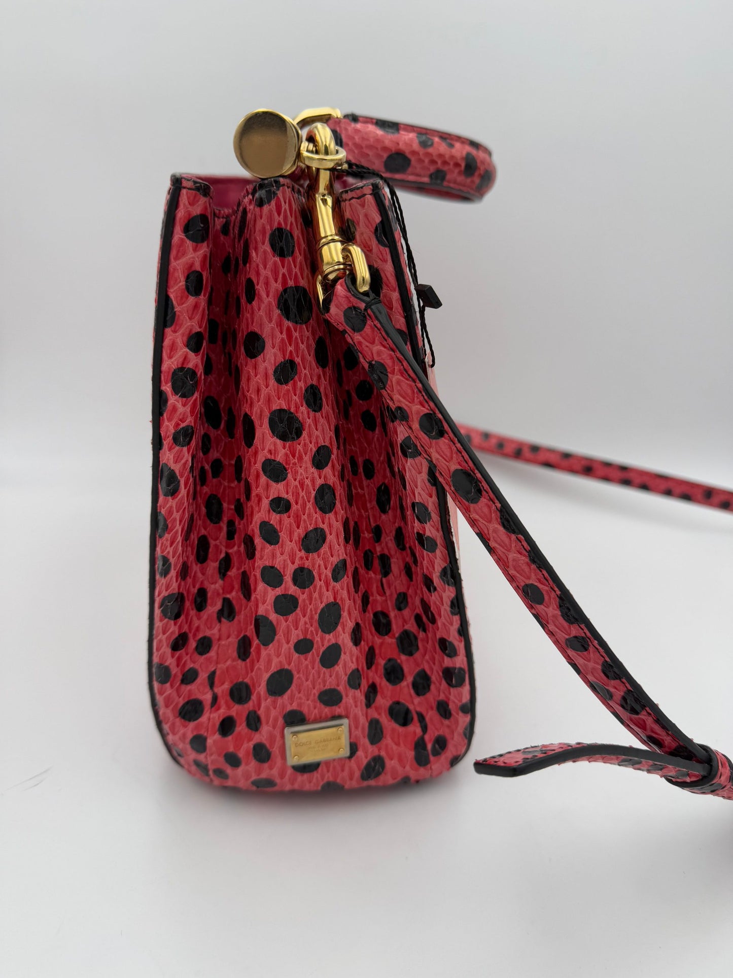 Dolce & Gabbana DOLCE & GABBANA Sicily Handtasche aus Reptil-Leder