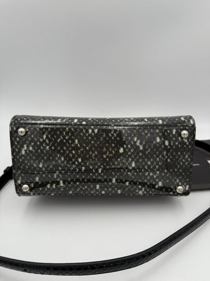 Dolce & Gabbana DOLCE & GABBANA Monica Handtasche aus Python und Lackleder