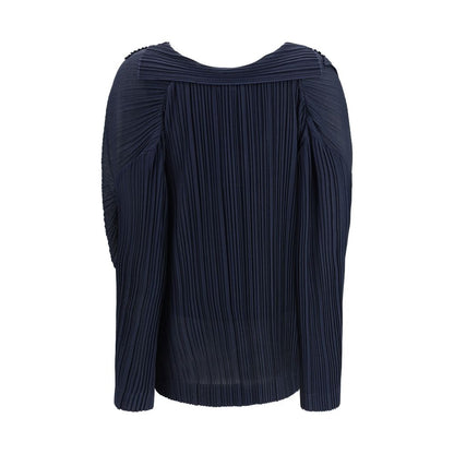 Giorgio Armani Blaue Viskose-Bluse