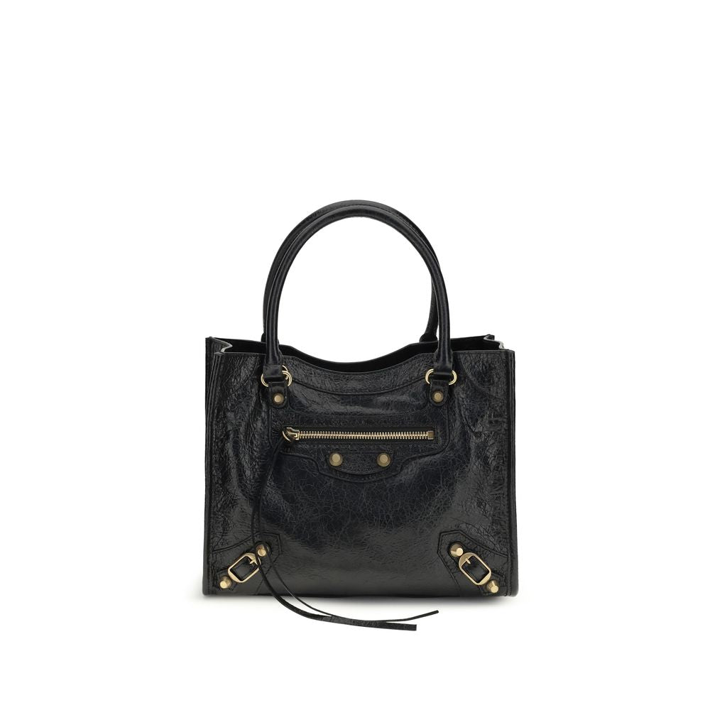 Balenciaga Schwarze Lammleder Schultertasche Ovis Aries Aries
