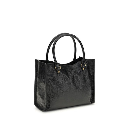 Balenciaga Schwarze Lammleder Schultertasche Ovis Aries Aries