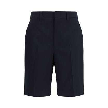 Gucci Schwarze Baumwoll-Bermudashorts