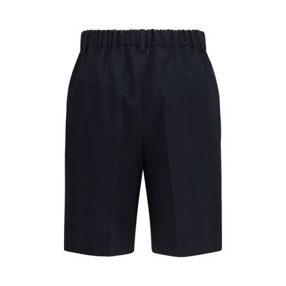 Gucci Schwarze Baumwoll-Bermudashorts