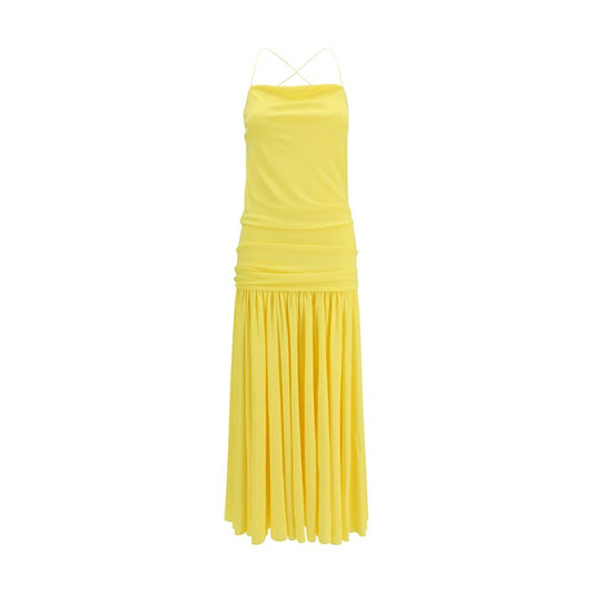Jacquemus Zweifarbige Viskose-Freizeitkleid