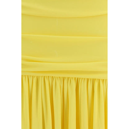 Jacquemus Zweifarbige Viskose-Freizeitkleid