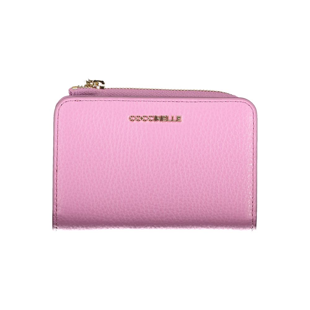 Coccinelle Lila Leder Portemonnaie