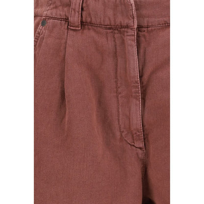 Brunello Cucinelli Braune Baumwoll-Bermudashorts
