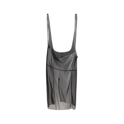 Prada Schwarzer Midirock aus Polyester