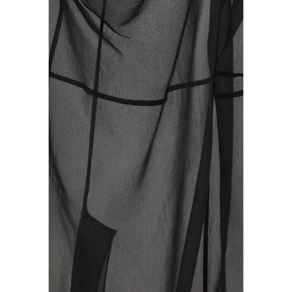 Prada Schwarzer Midirock aus Polyester