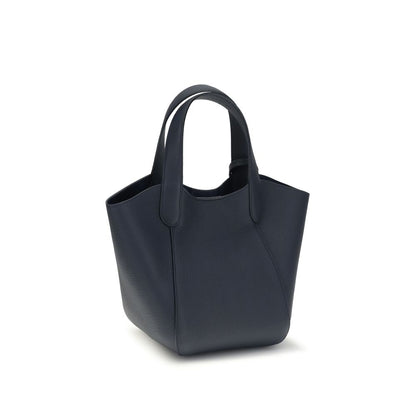 Giorgio Armani Handtasche aus blauem Kalbsleder Bos Taurus