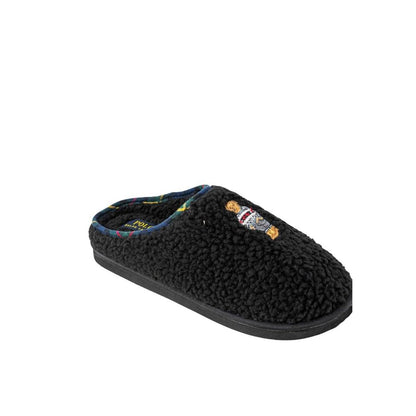 Ralph Lauren Schwarze Baumwoll-Slipper