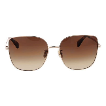 Max Mara Sonnenbrille aus Roségold-Metall