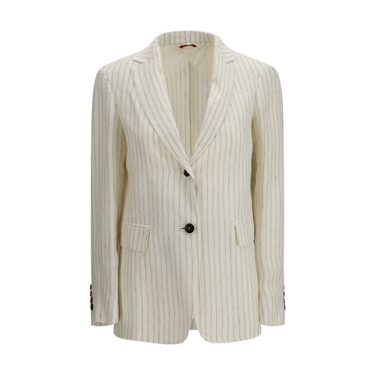 Max Mara Beige Leinenblazer