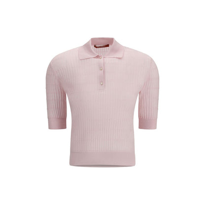 Max Mara Mehrfarbiges Seiden-Kurzarmhemd