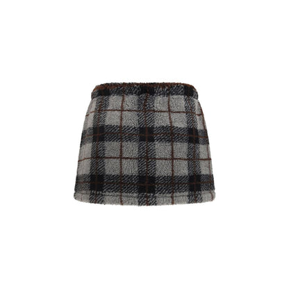 Miu Miu Mehrfarbiger Minirock aus Nylon
