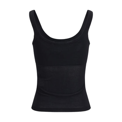 Max Mara Schwarzes Viskose-Hemd