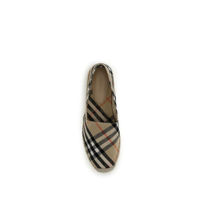 Burberry Mehrfarbige Espadrilles aus Baumwolle