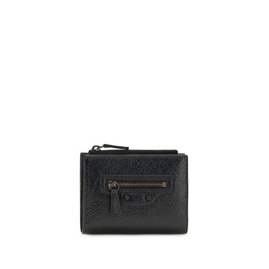 Balenciaga Schwarzes Lamm Ovis Aries Aries Portemonnaie