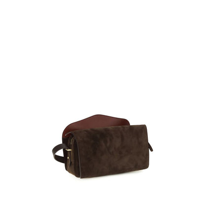 Balenciaga Braune Kalbsleder Bos Taurus Schultertasche