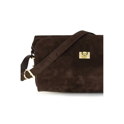 Balenciaga Braune Kalbsleder Bos Taurus Schultertasche