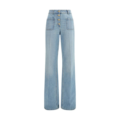 Valentino Blaue Baumwolljeans Denim