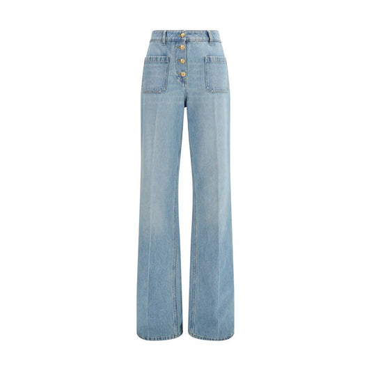 Valentino Blaue Baumwolljeans Denim