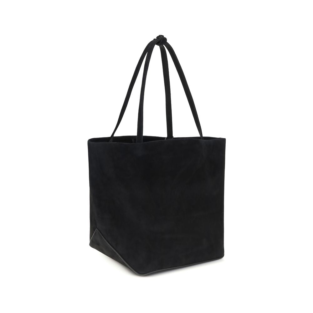 The Row Schwarze Lammleder Schultertasche Ovis Aries Aries