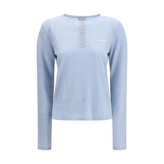 Miu Miu Blauer Kaschmir-Sportswear
