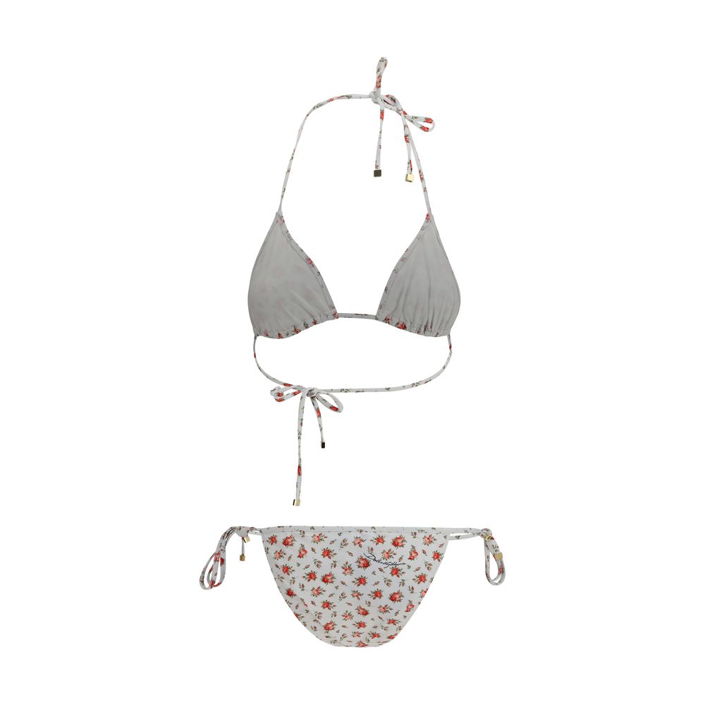 Dolce & Gabbana Weißer Nylon-Bikini