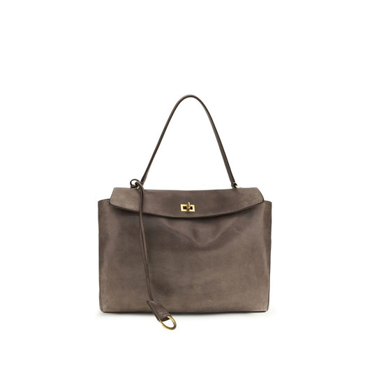 Balenciaga Graue Lammleder Schultertasche Ovis Aries Aries
