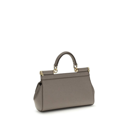 Dolce & Gabbana Braune Kalbsleder Bos Taurus Schultertasche