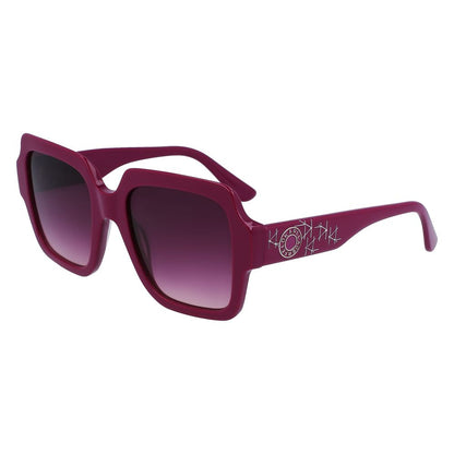 Karl Lagerfeld Graue Sonnenbrille aus Acetat