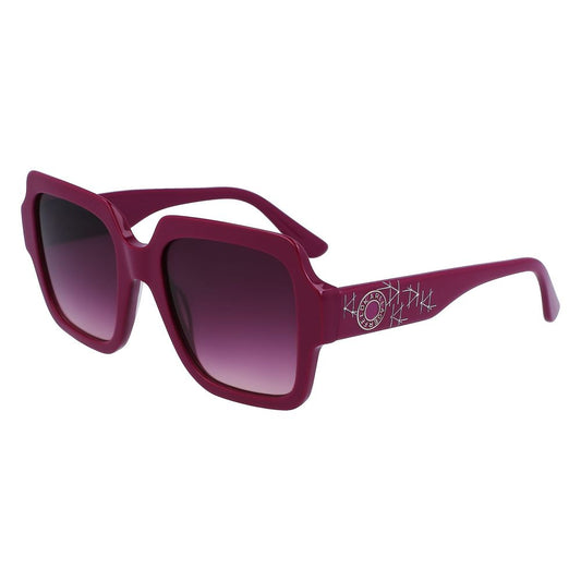 Karl Lagerfeld Graue Sonnenbrille aus Acetat