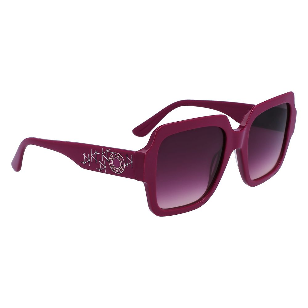 Karl Lagerfeld Graue Sonnenbrille aus Acetat