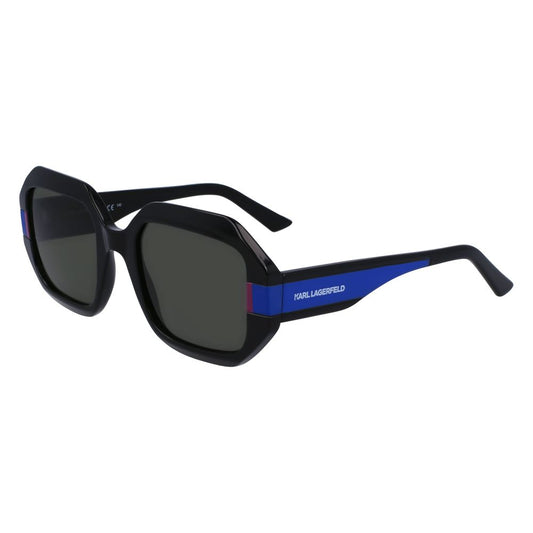 Karl Lagerfeld Schwarze Sonnenbrille aus injected Material