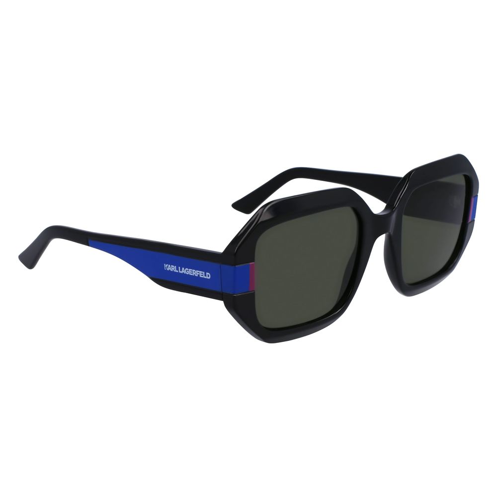 Karl Lagerfeld Schwarze Sonnenbrille aus injected Material