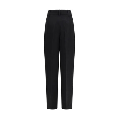 Max Mara Schwarze Leinenhose