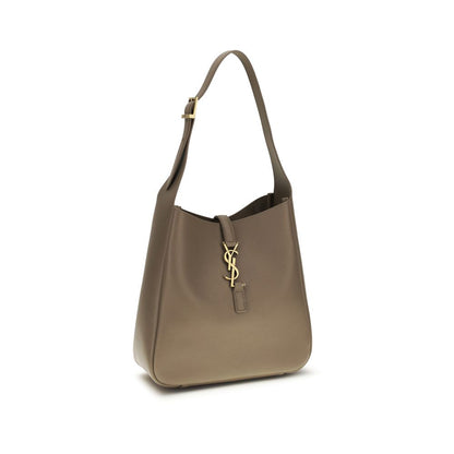 Saint Laurent Graue Bos Taurus Kalbsleder Schultertasche